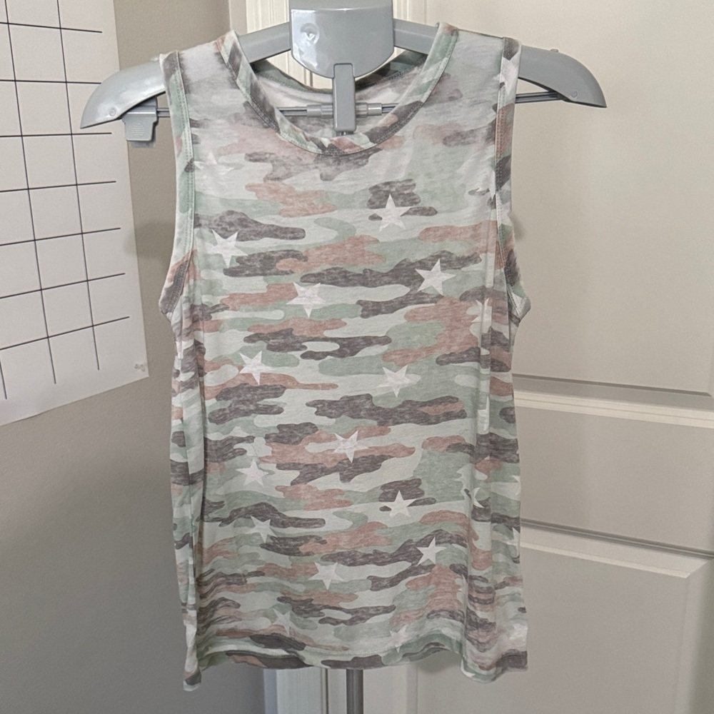 Lucky Brand Camouflage Star Muscle Tee